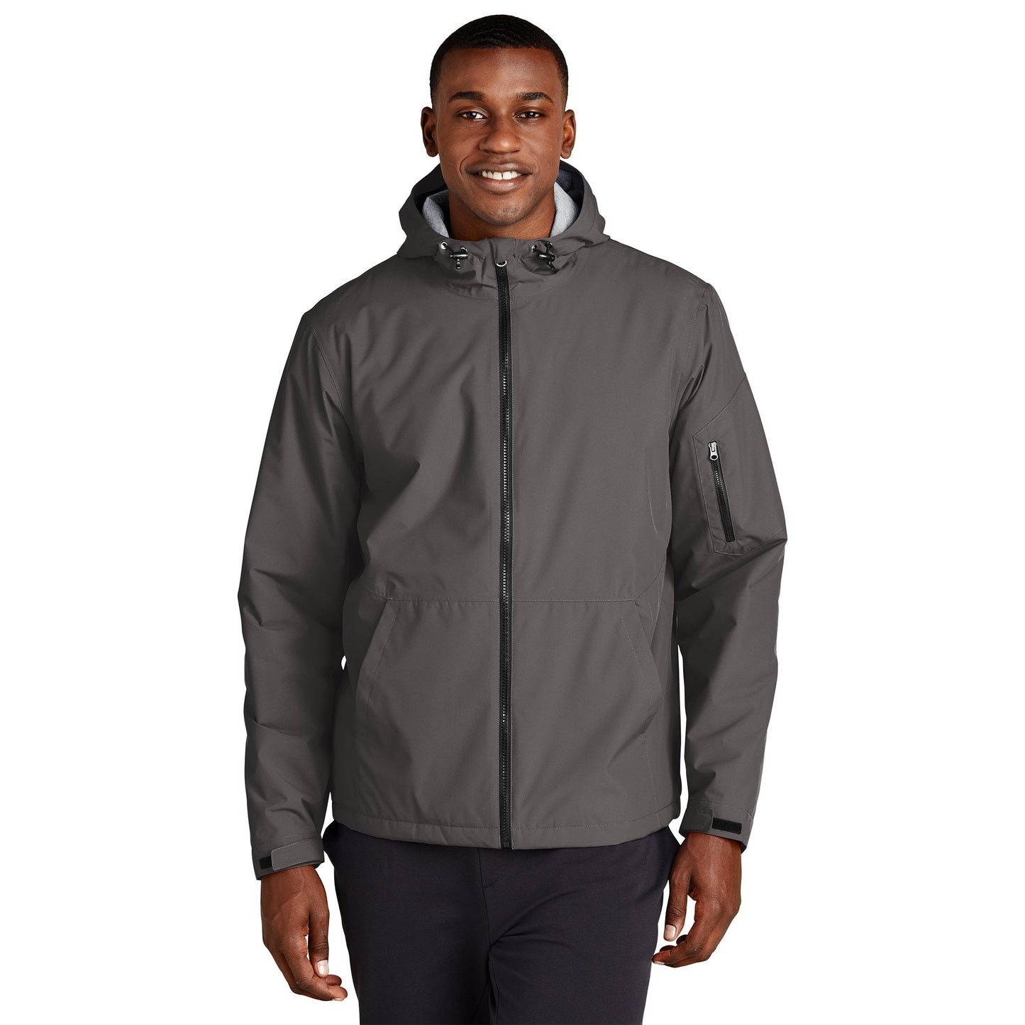 Black Waterproof Jackets - Sport-Tek - Insulated Design