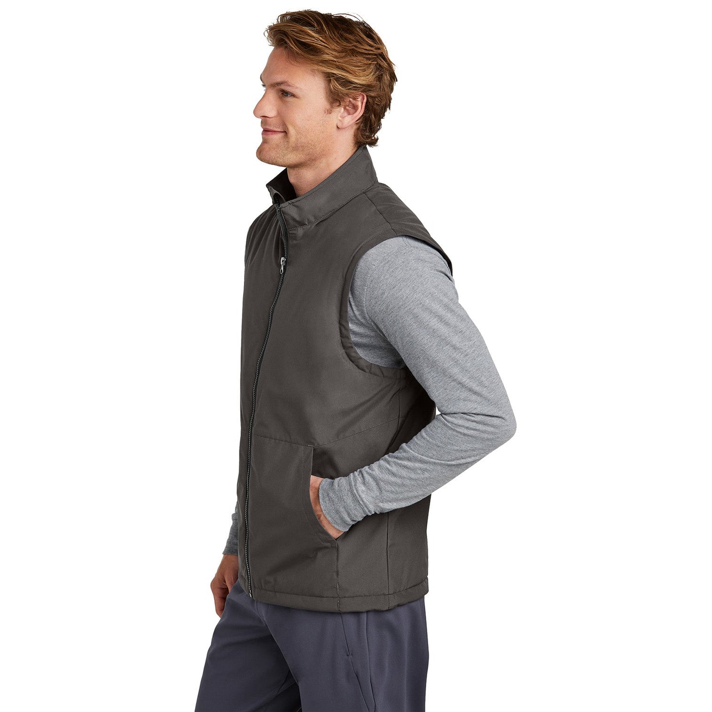 Black Insulated Vests - Sport-Tek - Warm Design