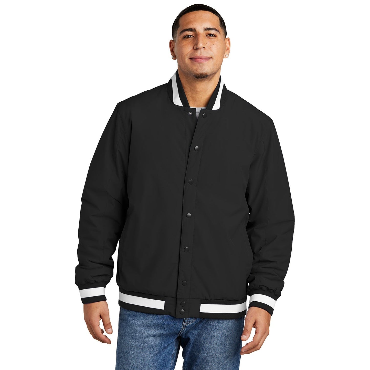 Black Insulated Jacket - Sport-Tek - Stylish Design