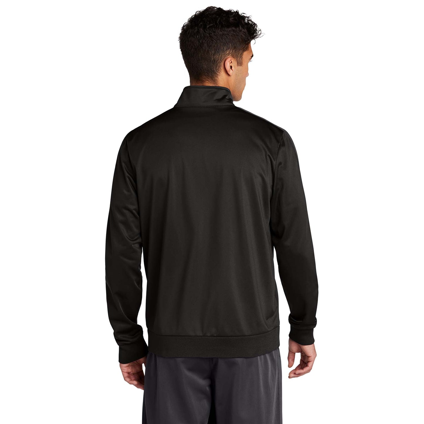 Black/Black Jacket - Sport-Tek - Soft Tricot Fabric