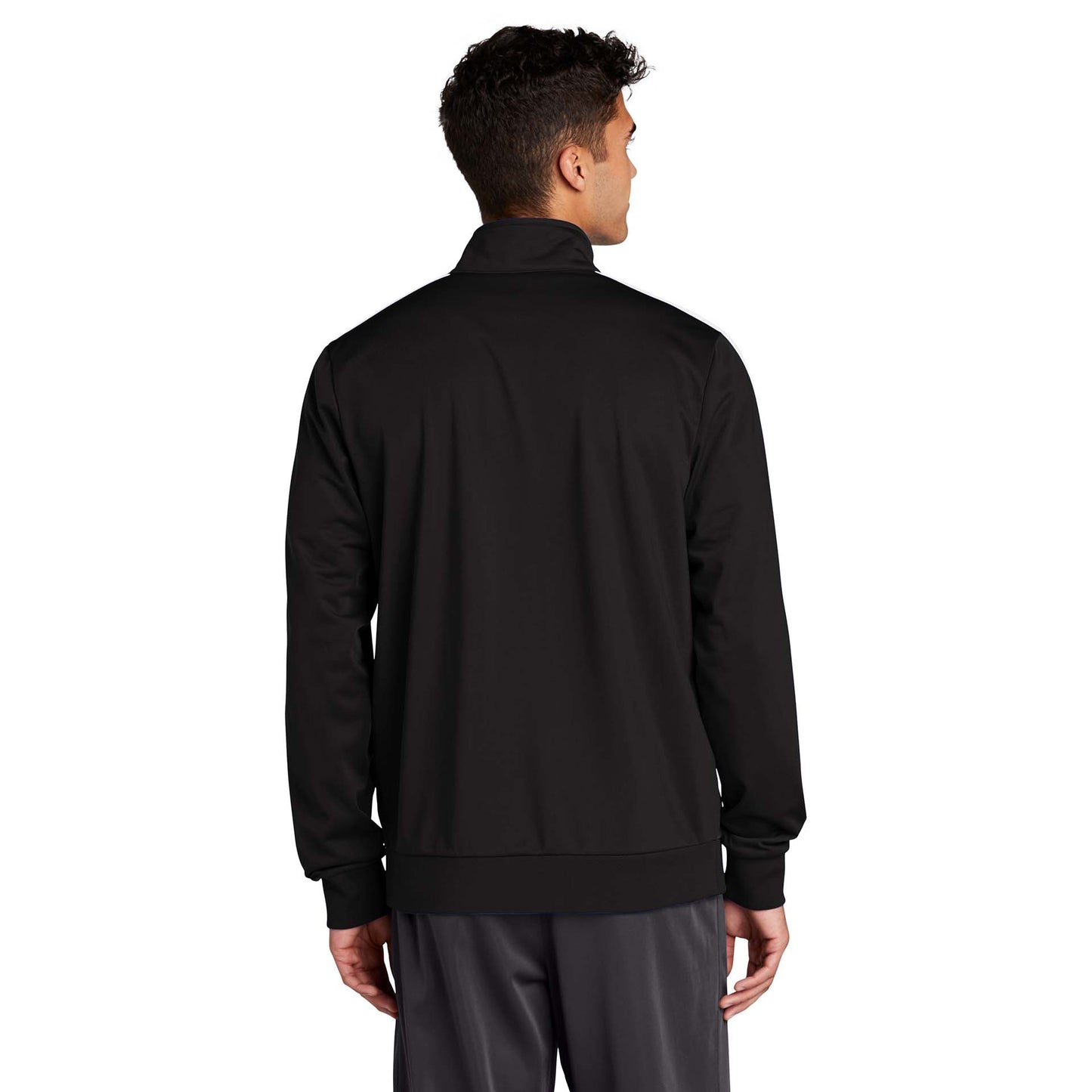 Black/Black Jacket - Sport-Tek - Soft Tricot Fabric