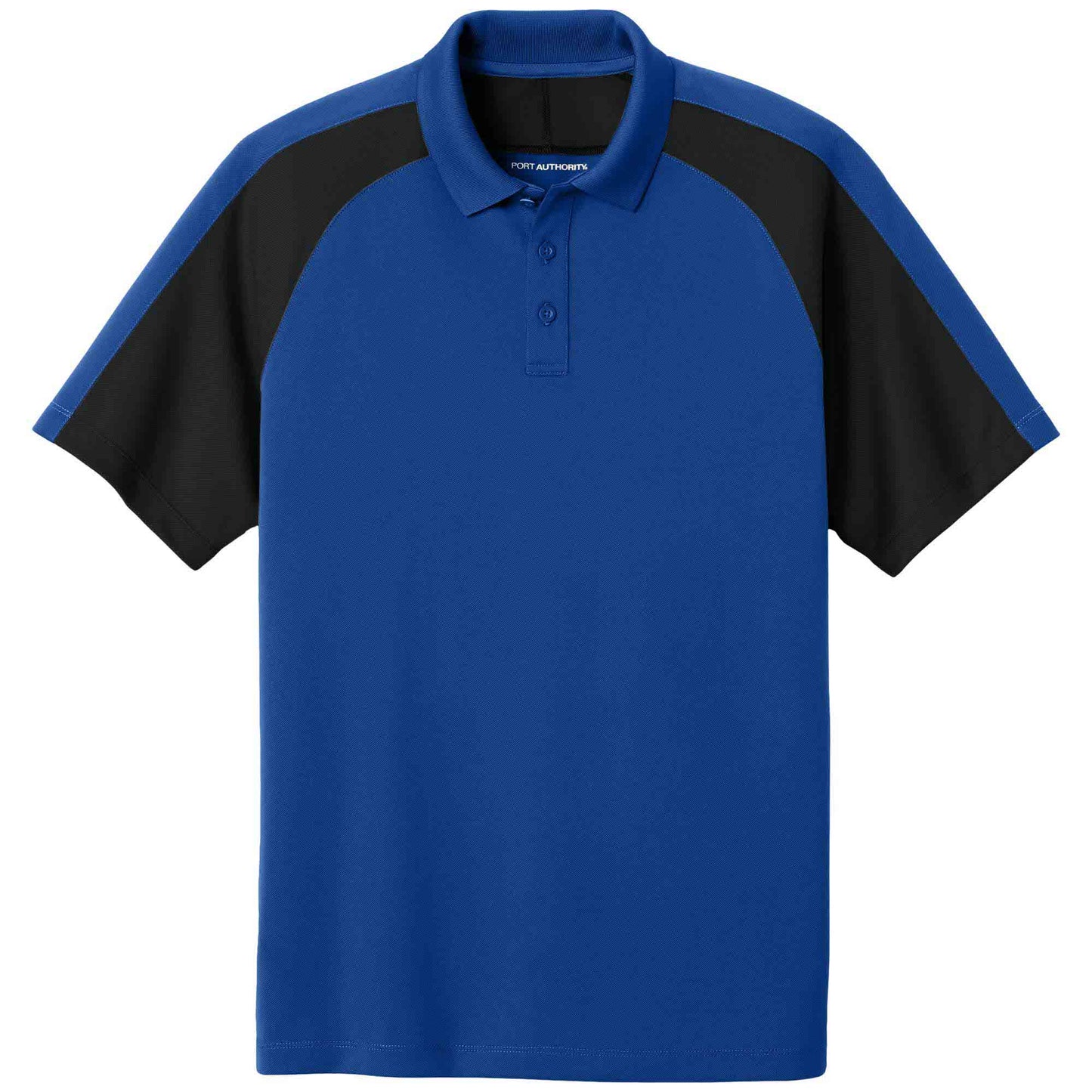 Deep Black/Rich Red Polo Shirt - Port Authority - Soft Fabric