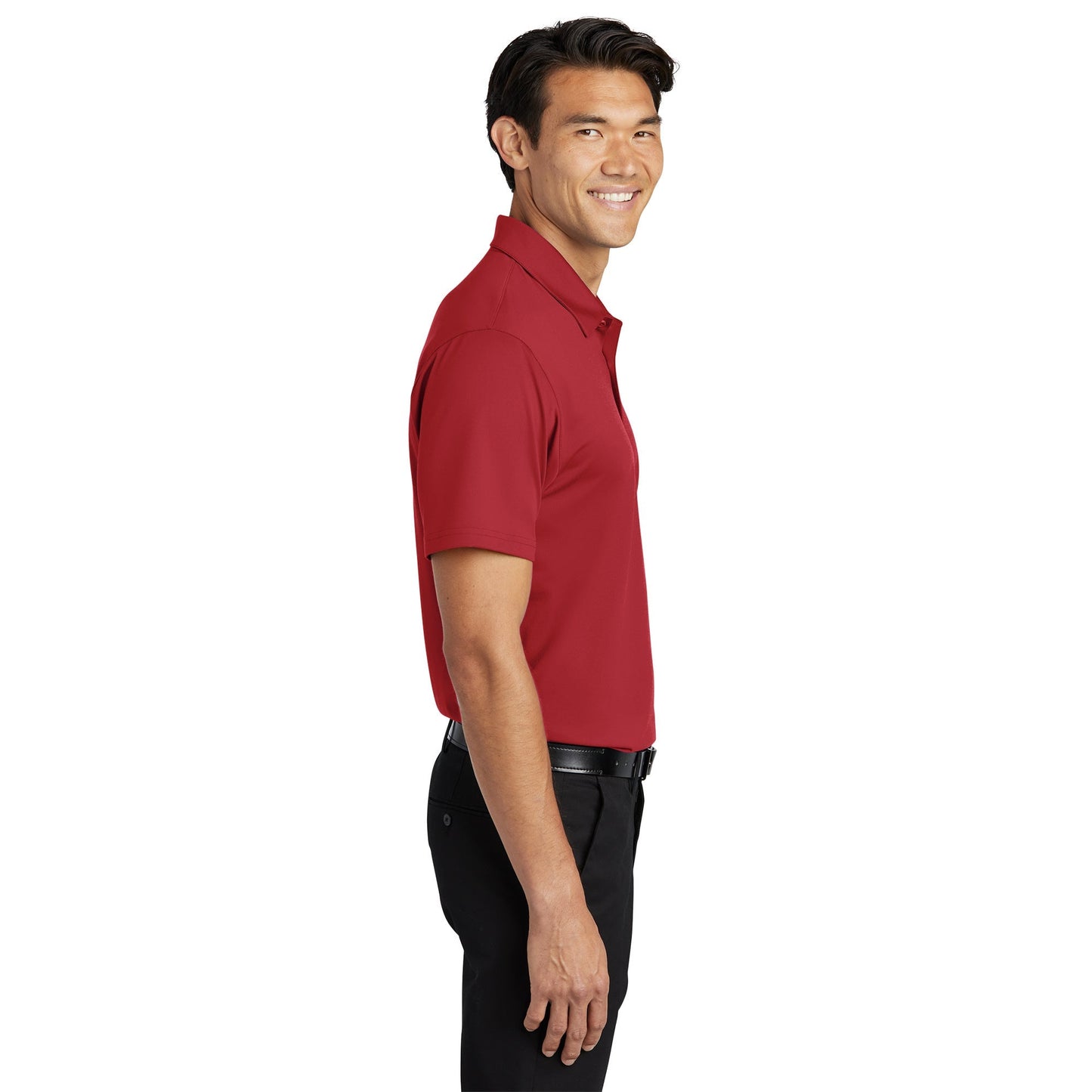 Black Polo Shirt - Port Authority - Performance Fabric