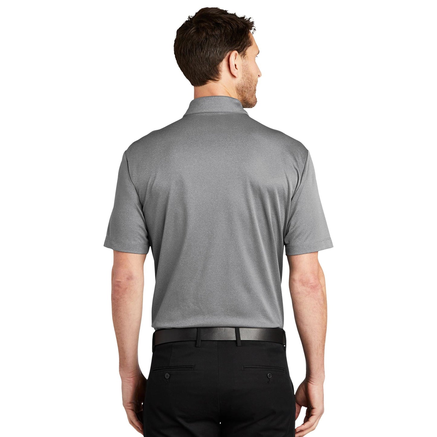 Black Heather Polo - Port Authority - Snag-Resistant