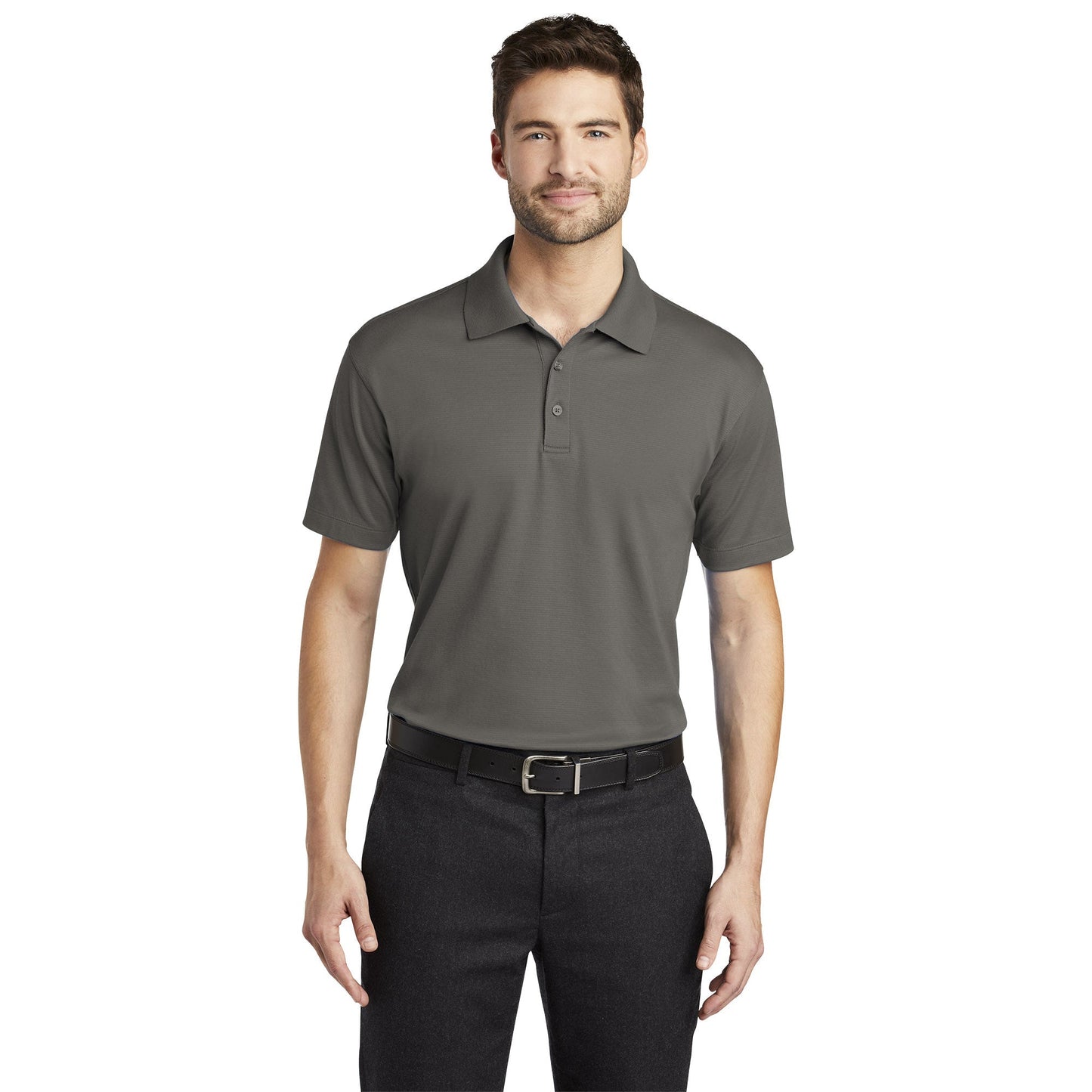 Black Polo Shirts - Port Authority - Moisture Wicking