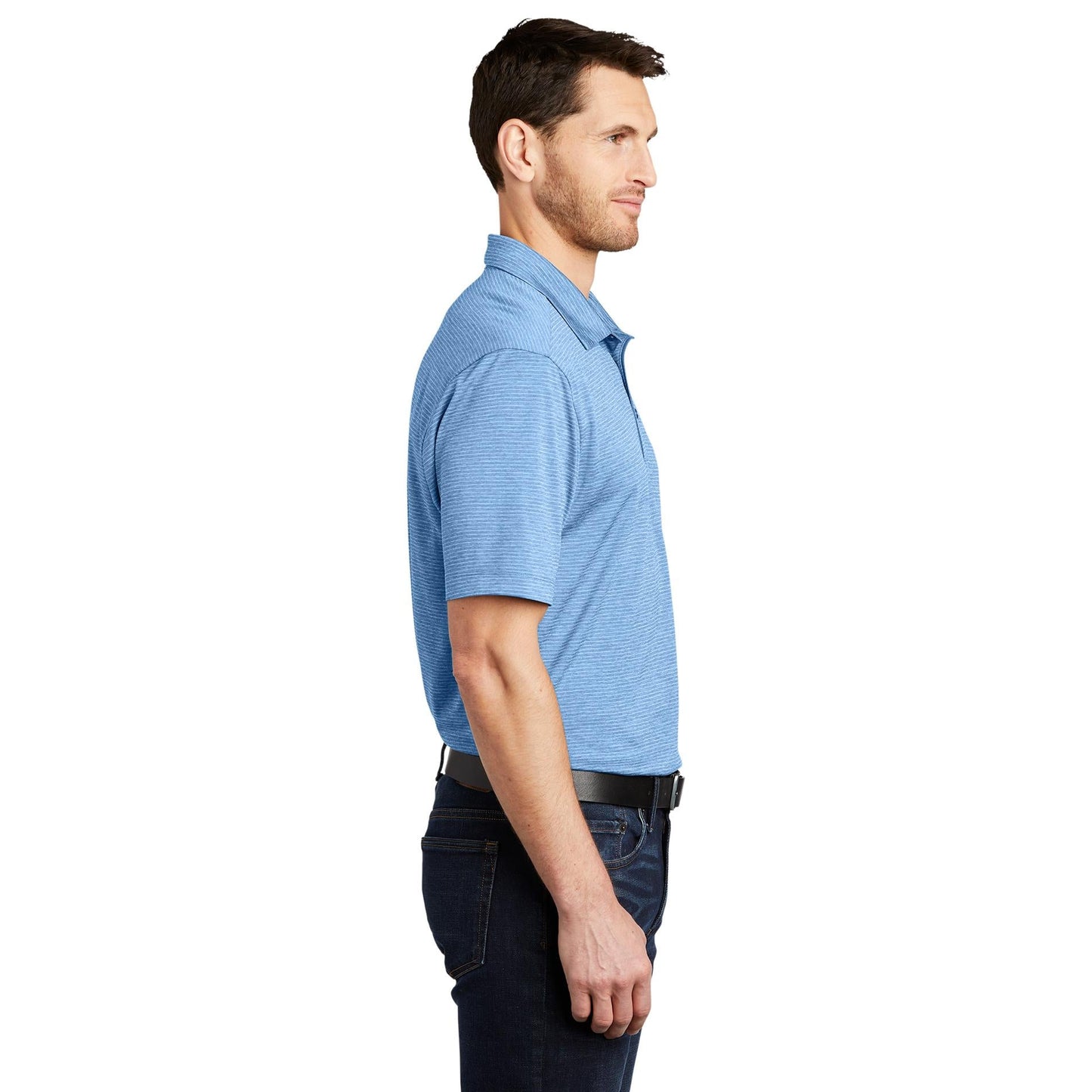 Carolina Blue Polo Shirt - Port Authority - Stylish Fit