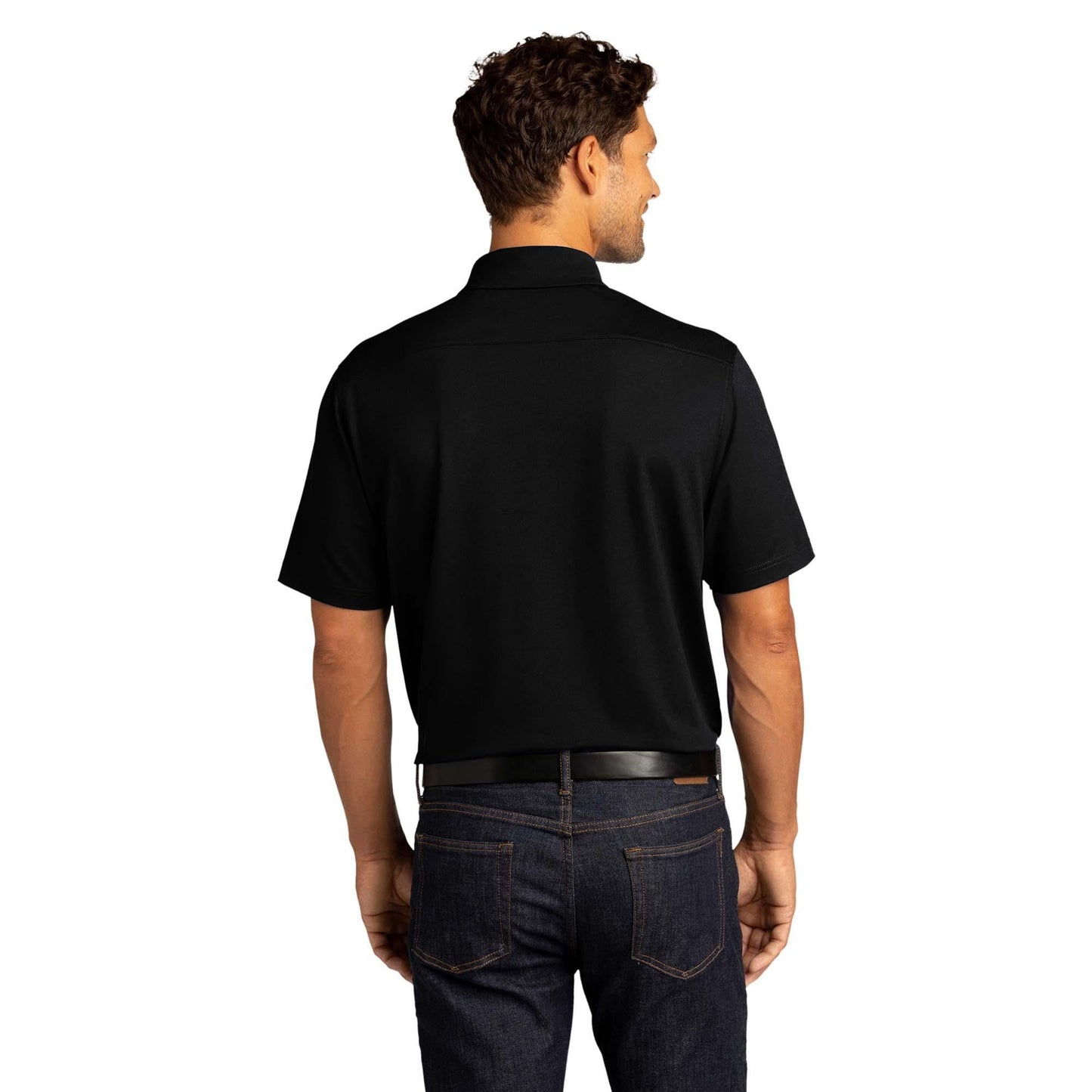 Black Stretch Polo Shirt - Port Authority - Easy Care