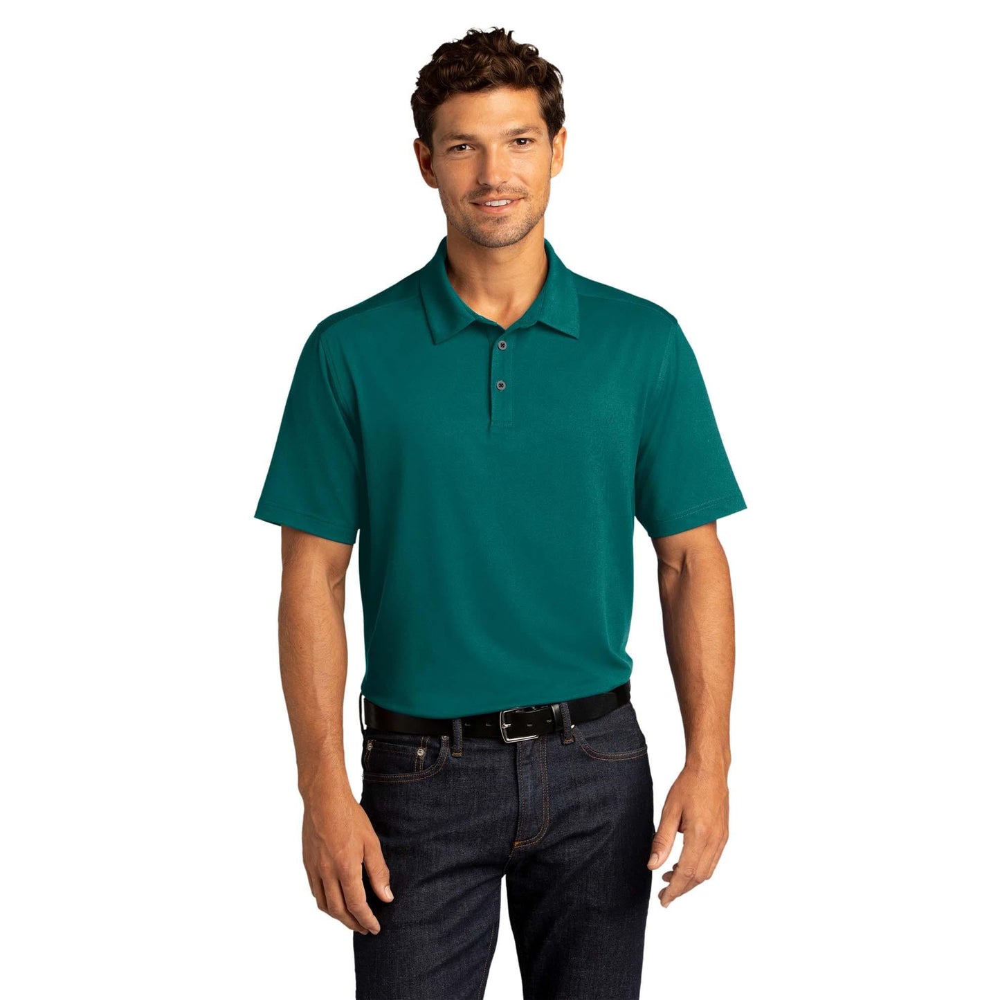 Black Stretch Polo Shirt - Port Authority - Easy Care