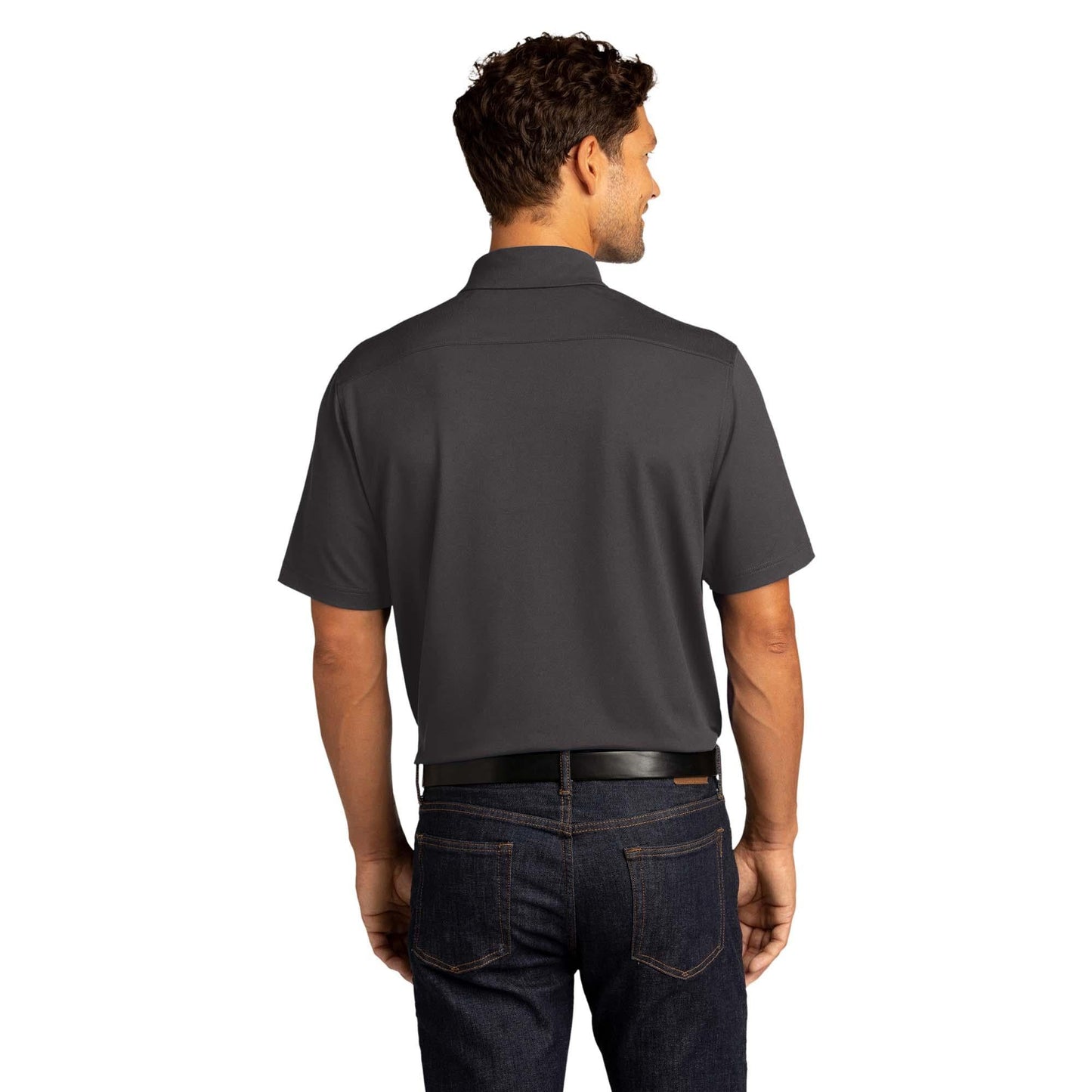 Black Stretch Polo Shirt - Port Authority - Easy Care