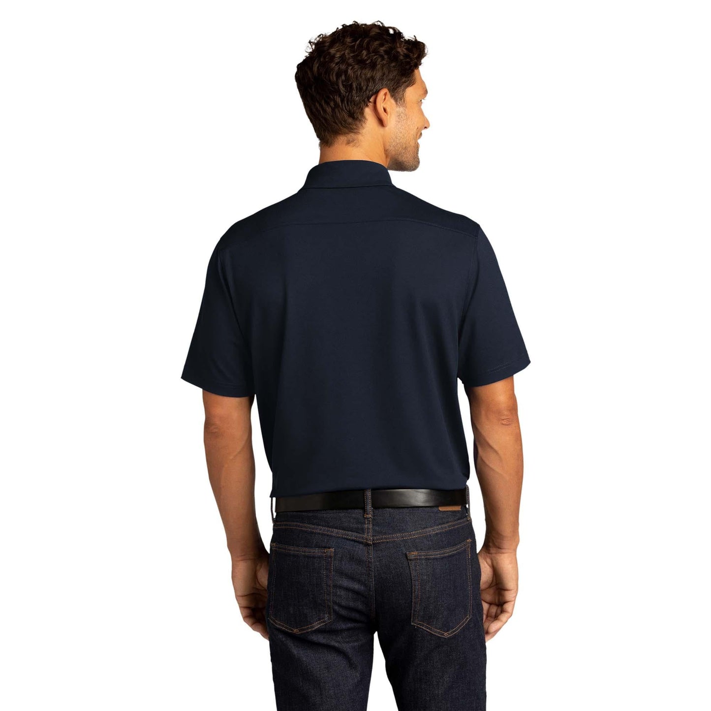 Black Stretch Polo Shirt - Port Authority - Easy Care