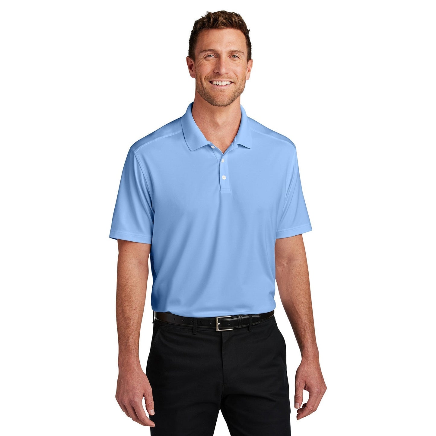 Black Polo Shirt - Port Authority - Moisture Wicking