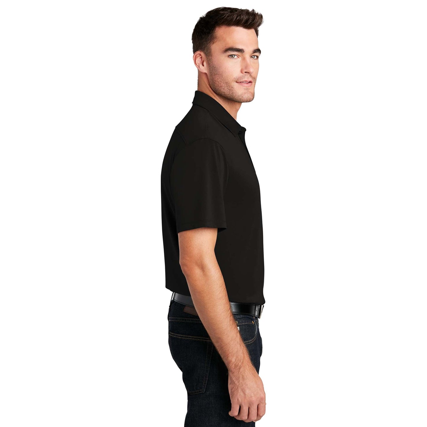Black Polo Shirt - Port Authority - UV Resistant