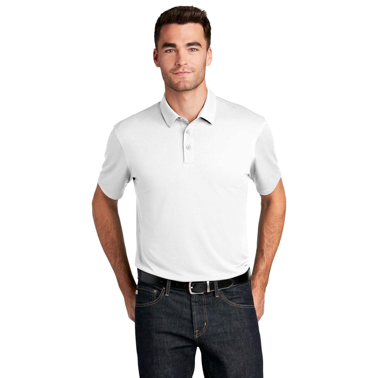Black Polo Shirt - Port Authority - UV Resistant