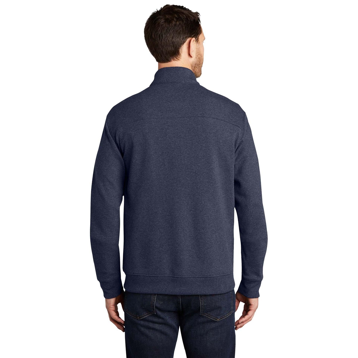 Charcoal Heather Sweatshirt - Port Authority - Soft Fabric