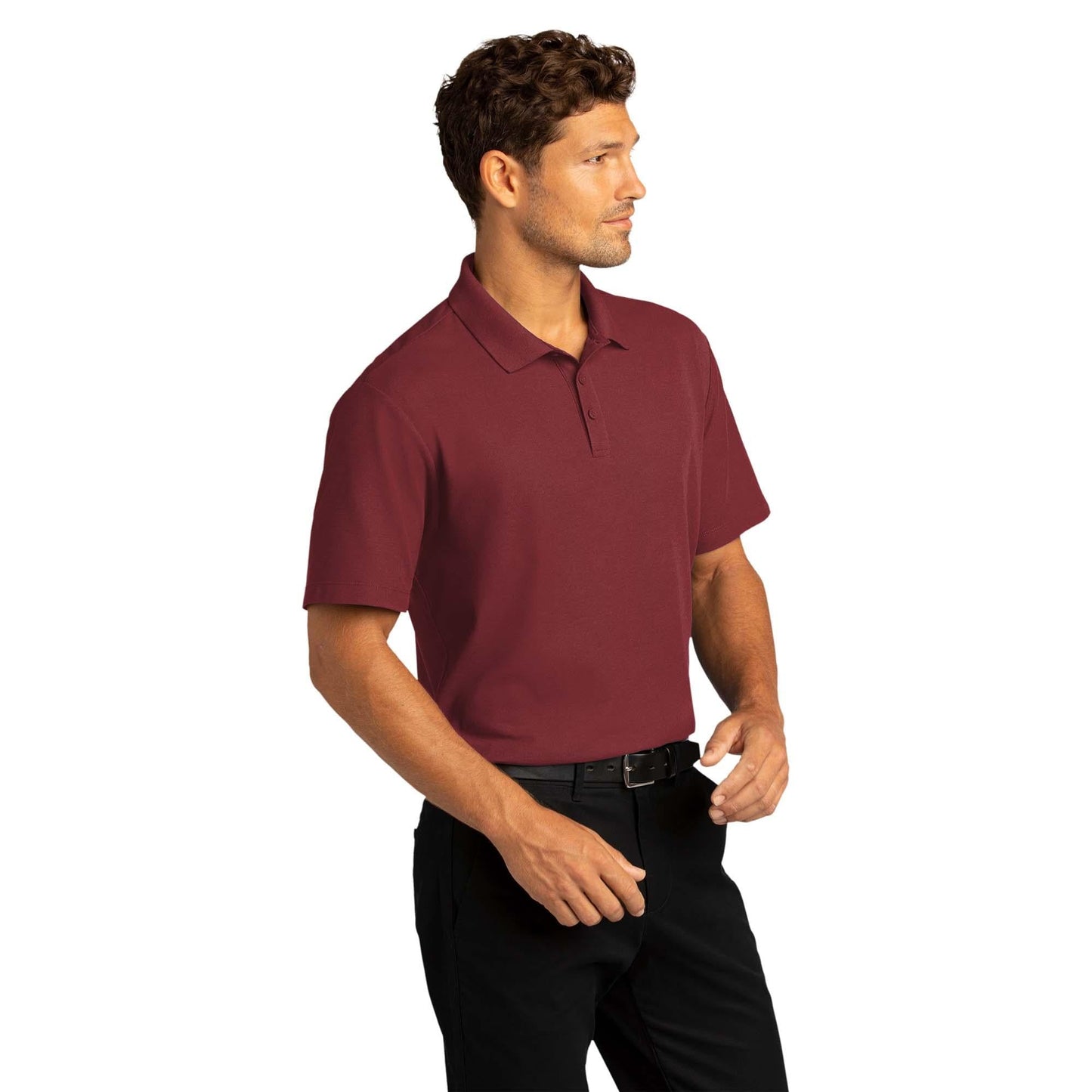 Burgundy Polo Shirts - Port Authority - Easy Care