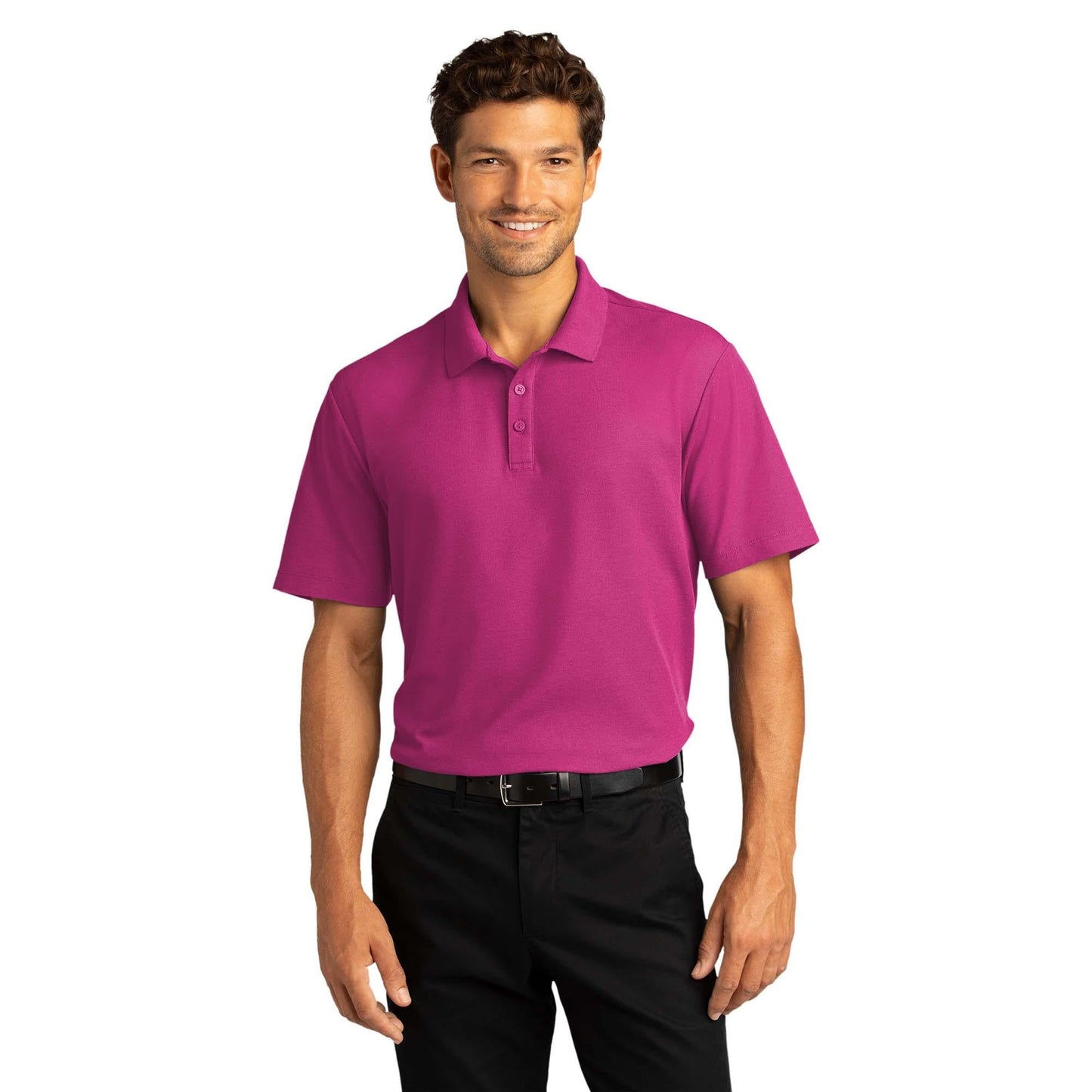 Burgundy Polo Shirts - Port Authority - Easy Care