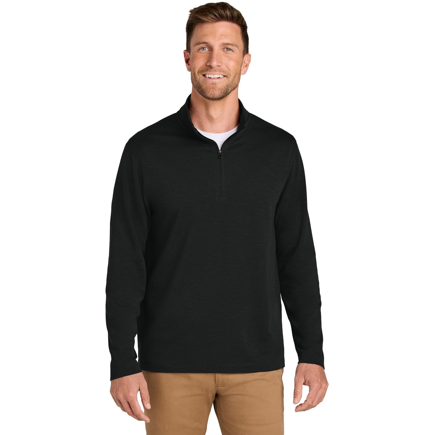 Deep Black Sweatshirt - Port Authority - Stylish Fabric
