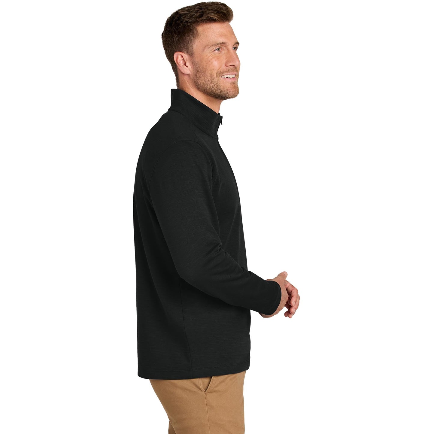 Deep Black Sweatshirt - Port Authority - Stylish Fabric