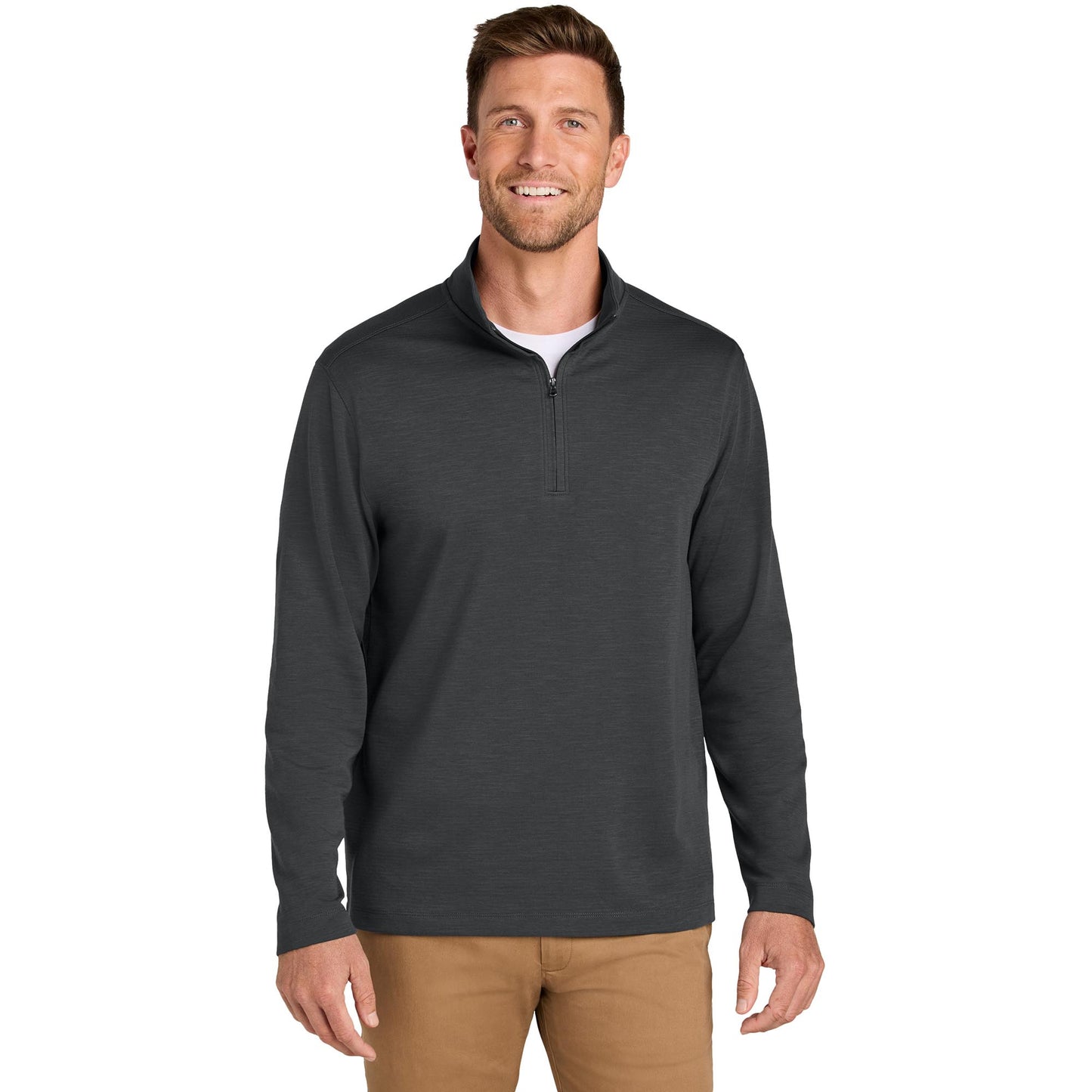 Deep Black Sweatshirt - Port Authority - Stylish Fabric