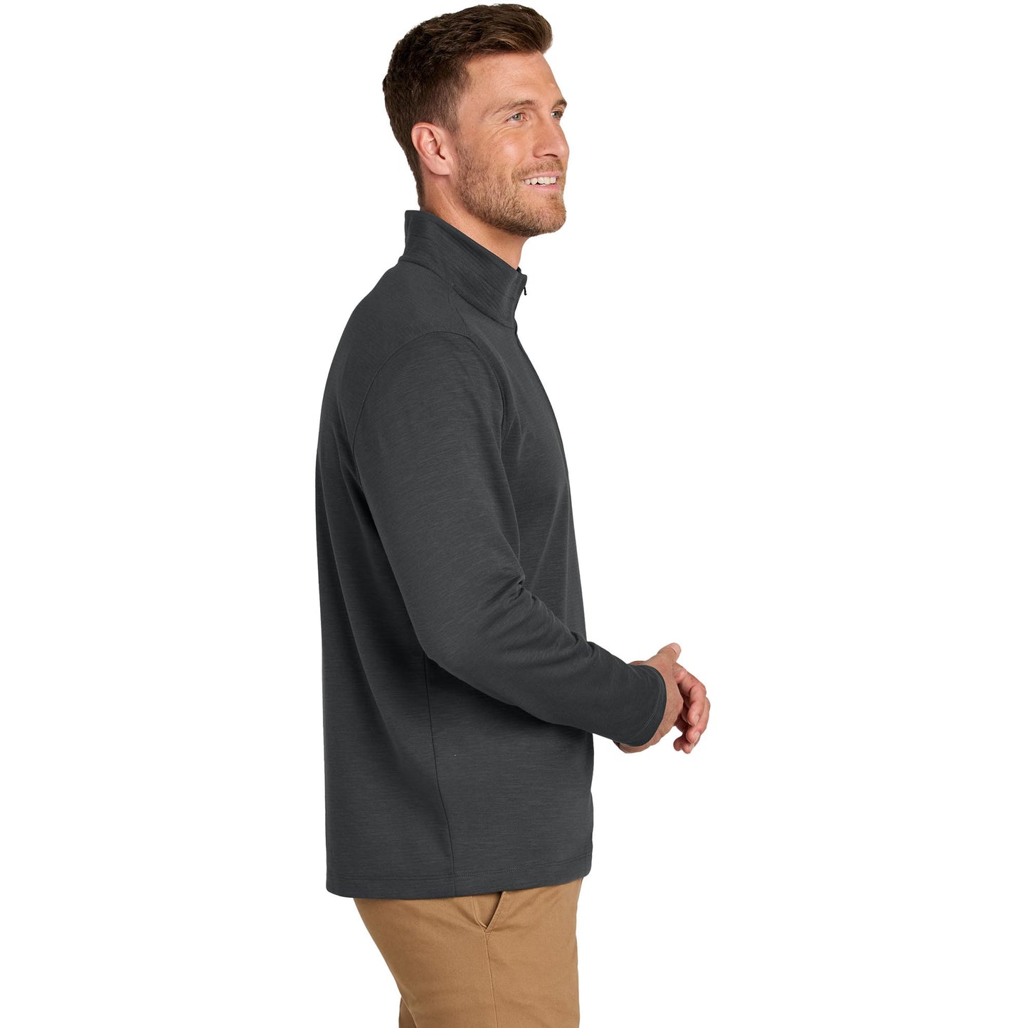 Deep Black Sweatshirt - Port Authority - Stylish Fabric