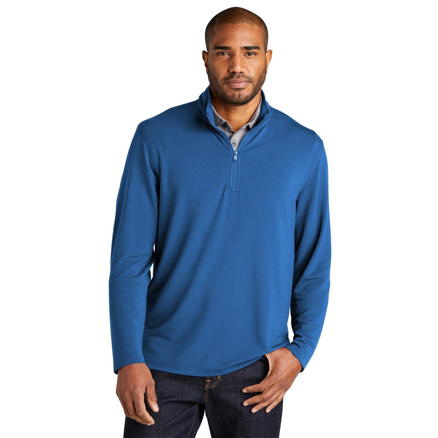 Aegean Blue Sweatshirts - Port Authority - Soft Fabric