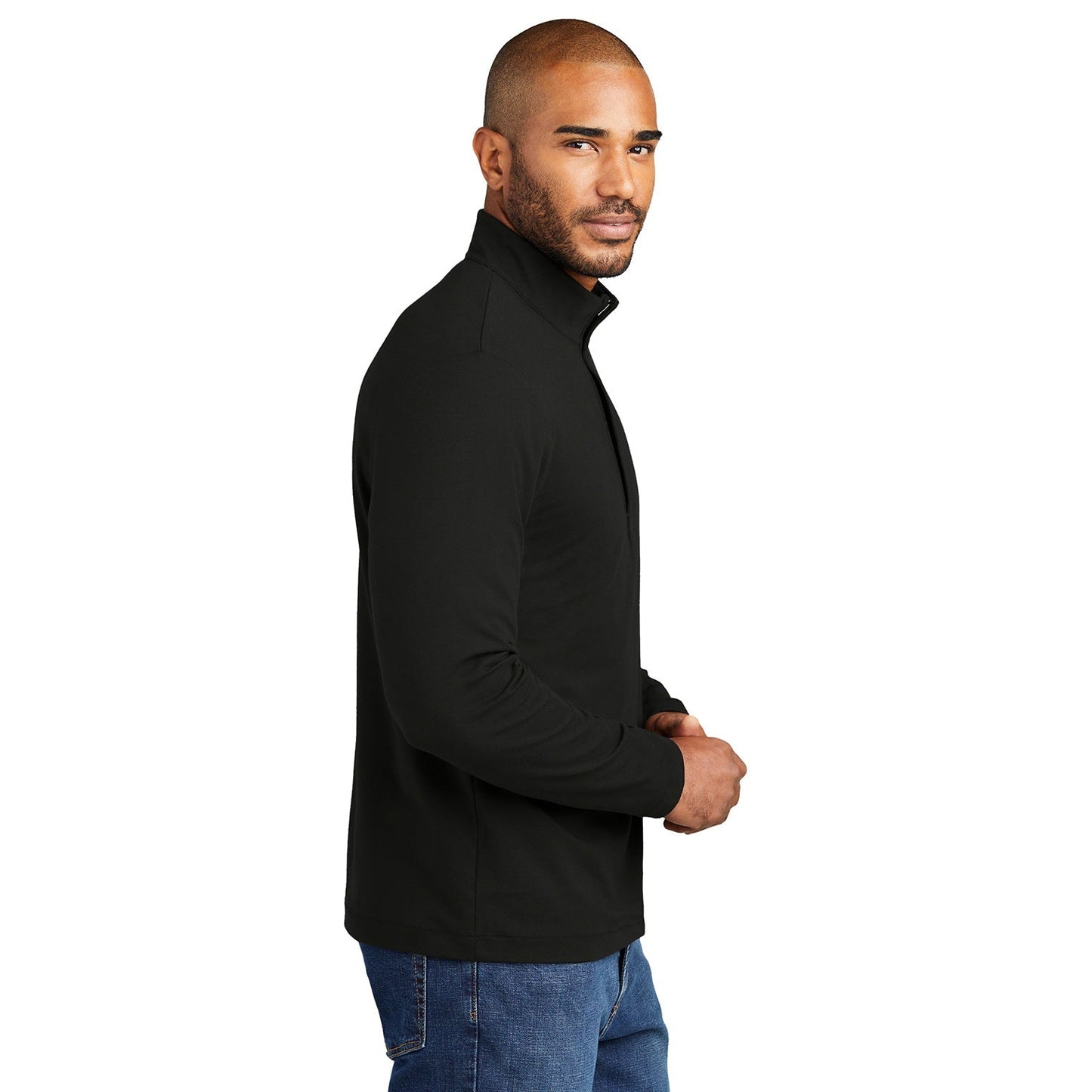 Deep Black Sweatshirt - Port Authority - Comfortable Fit