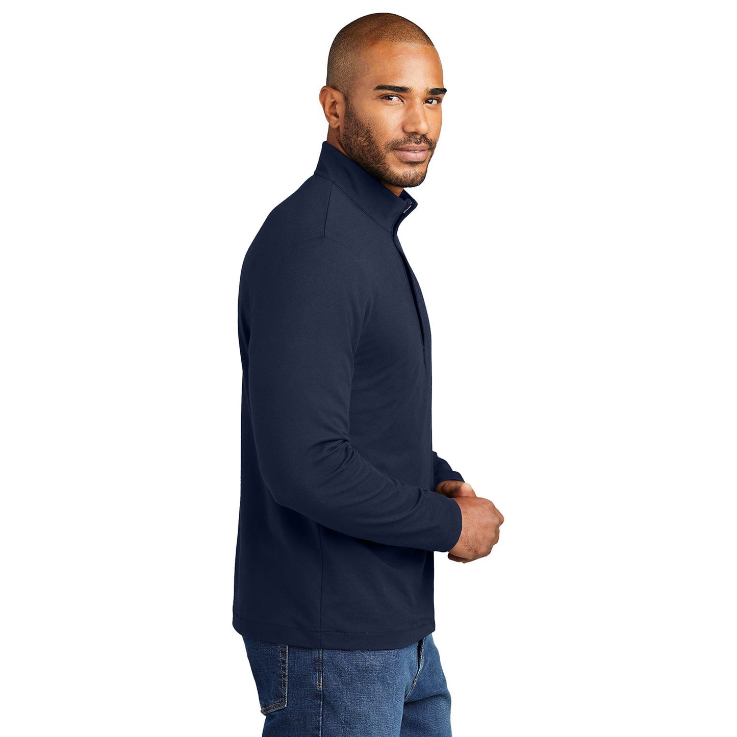 Deep Black Sweatshirt - Port Authority - Comfortable Fit