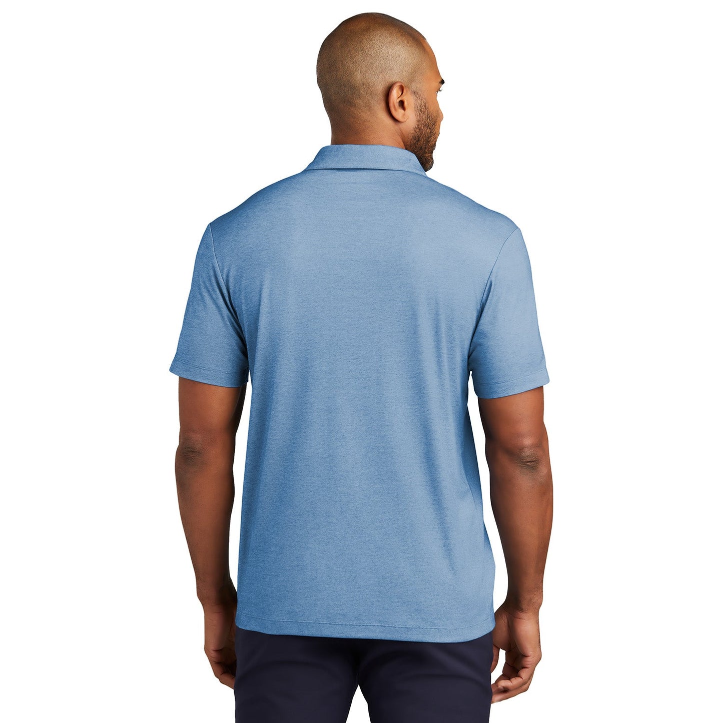 Aegean Blue Heather Polo - Port Authority - Premium Blend