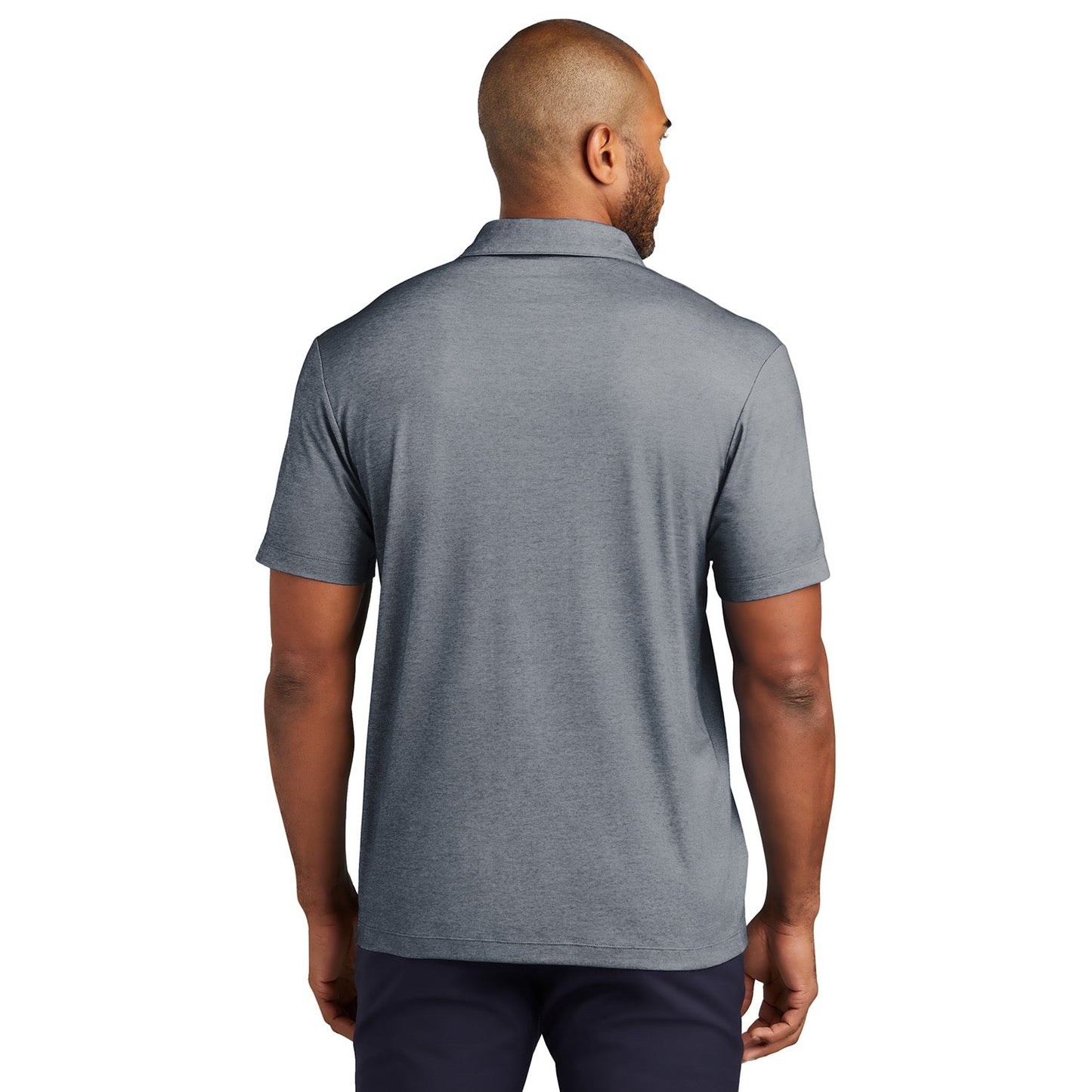 Aegean Blue Heather Polo - Port Authority - Premium Blend