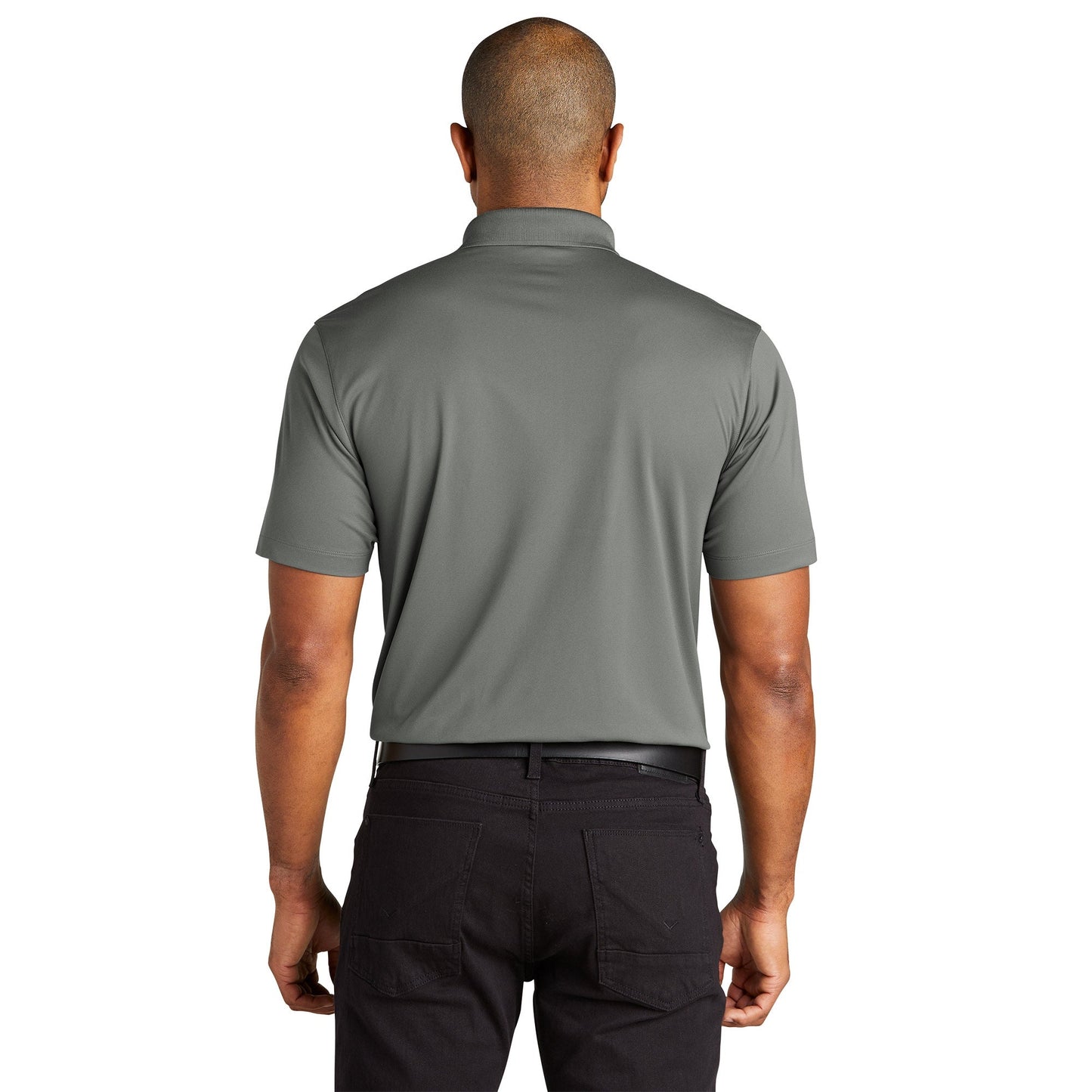 Deep Black Polo Shirts - Port Authority - Eco-Friendly Fabric