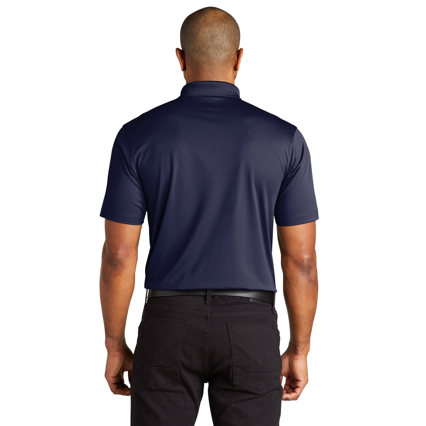 Deep Black Polo Shirts - Port Authority - Eco-Friendly Fabric