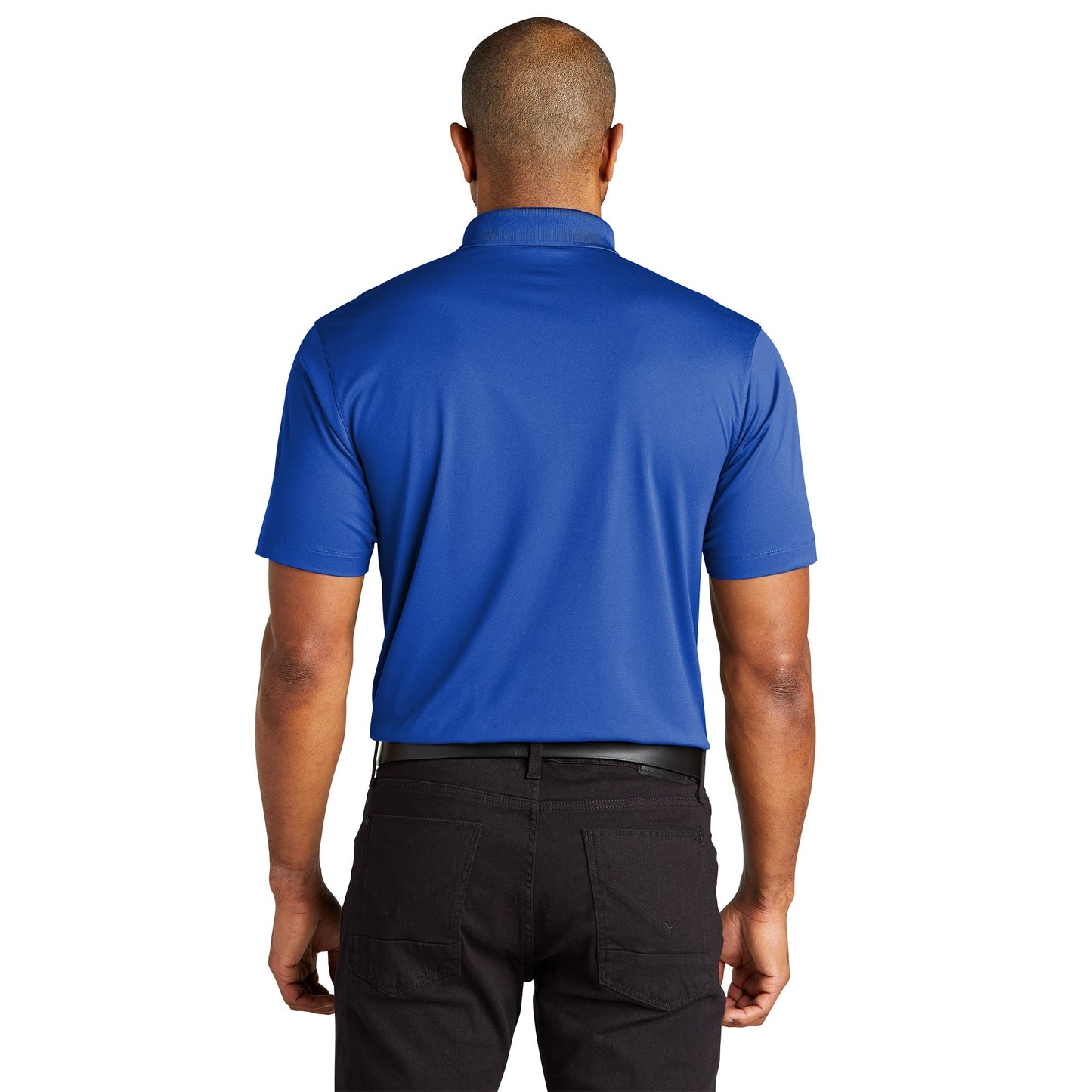 Deep Black Polo Shirts - Port Authority - Eco-Friendly Fabric