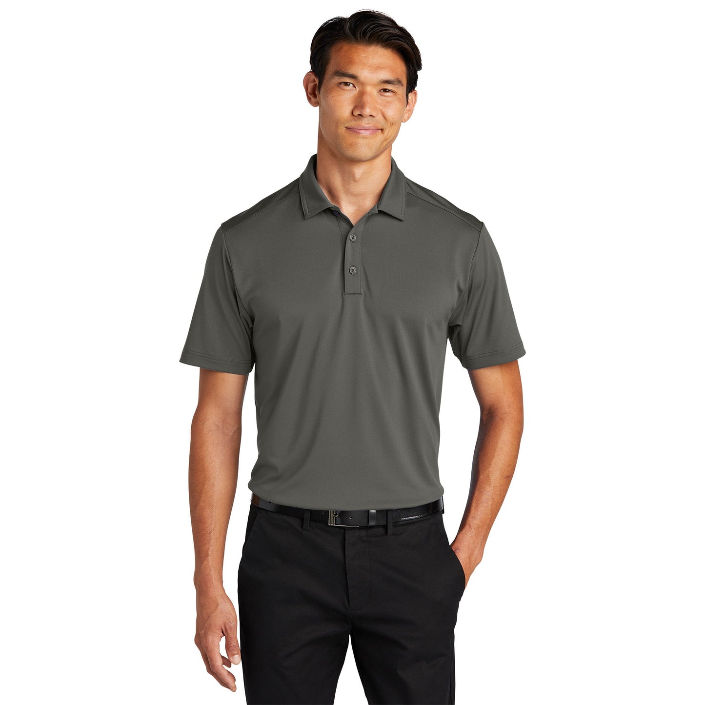 Deep Black Polo Shirts - Port Authority - Eco-Friendly