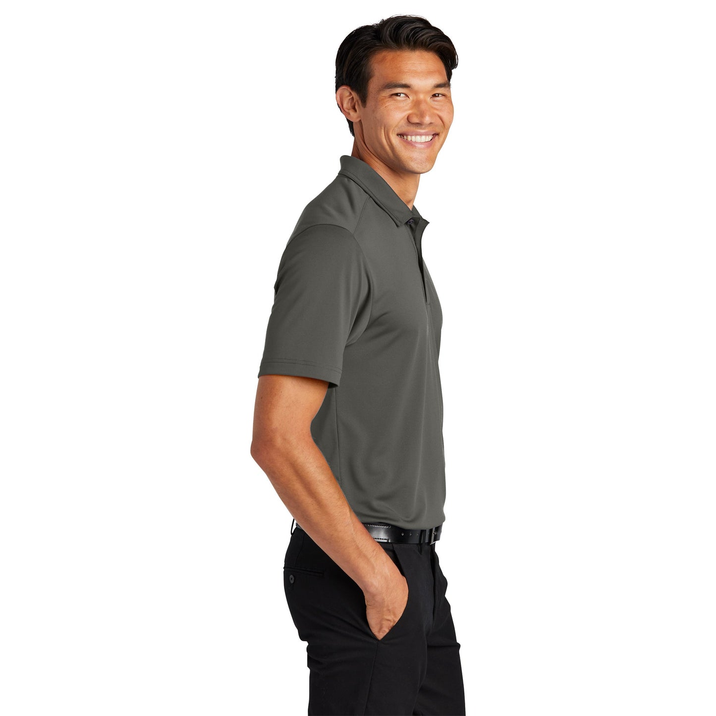 Deep Black Polo Shirts - Port Authority - Eco-Friendly