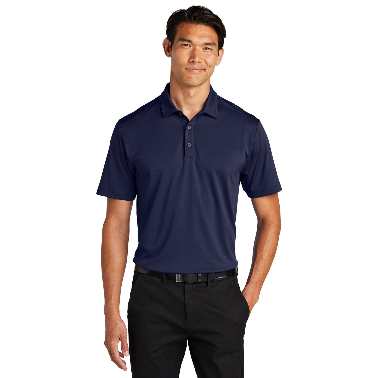 Deep Black Polo Shirts - Port Authority - Eco-Friendly