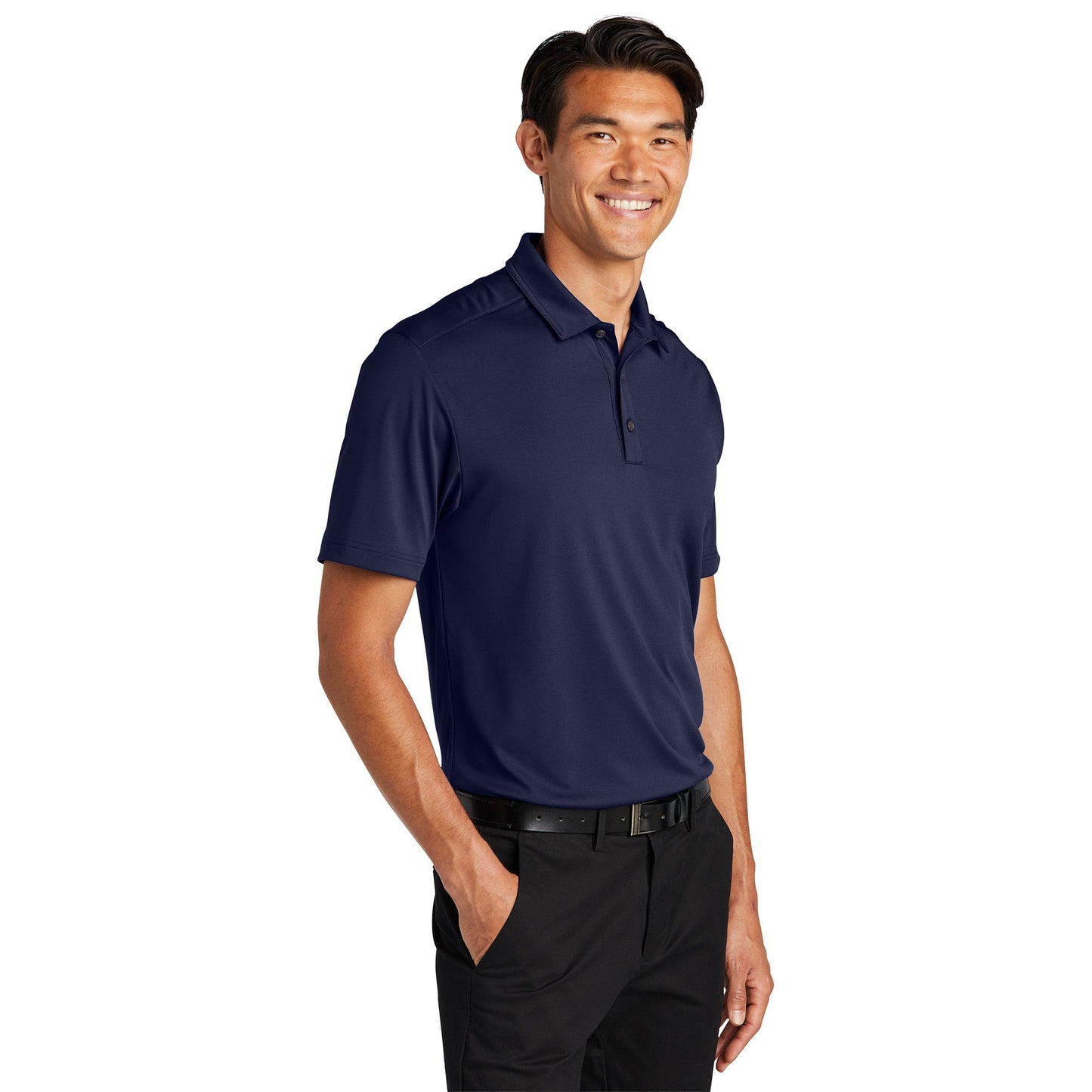 Deep Black Polo Shirts - Port Authority - Eco-Friendly