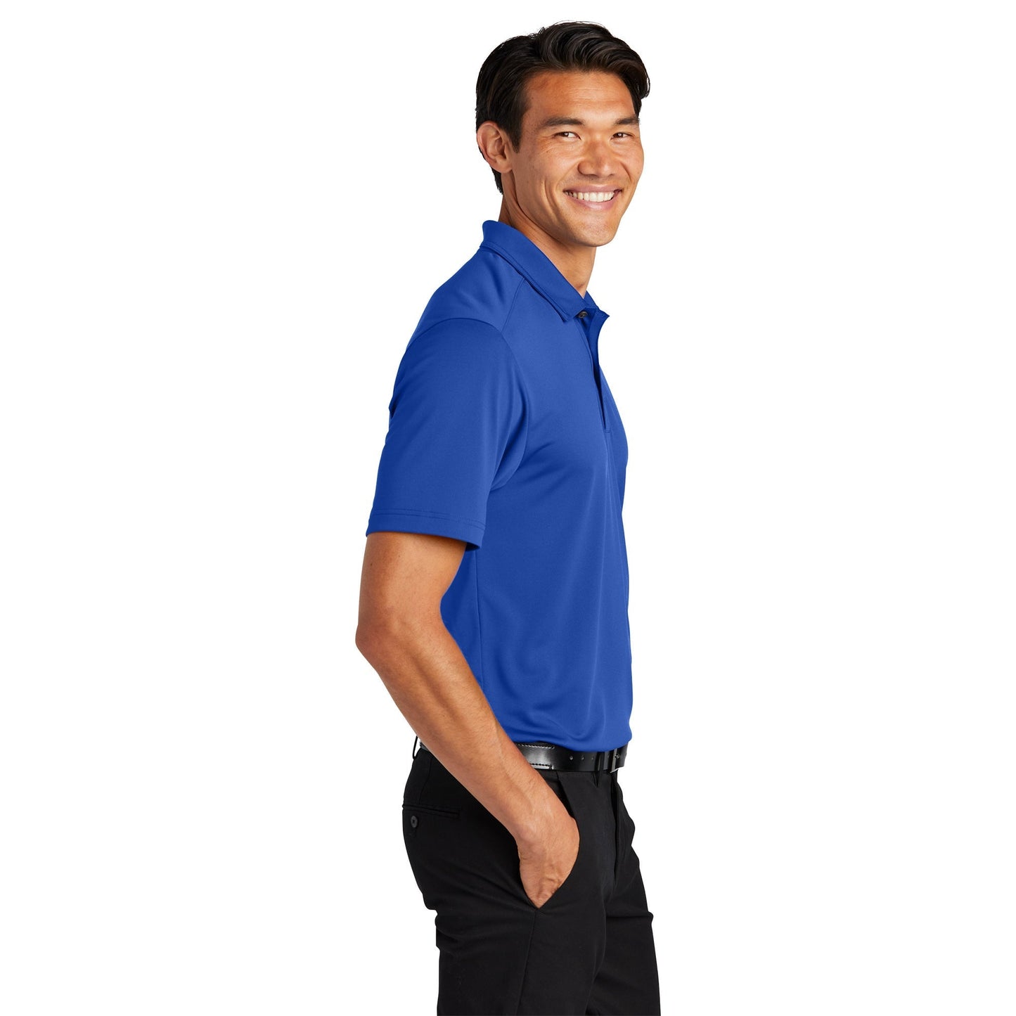 Deep Black Polo Shirts - Port Authority - Eco-Friendly