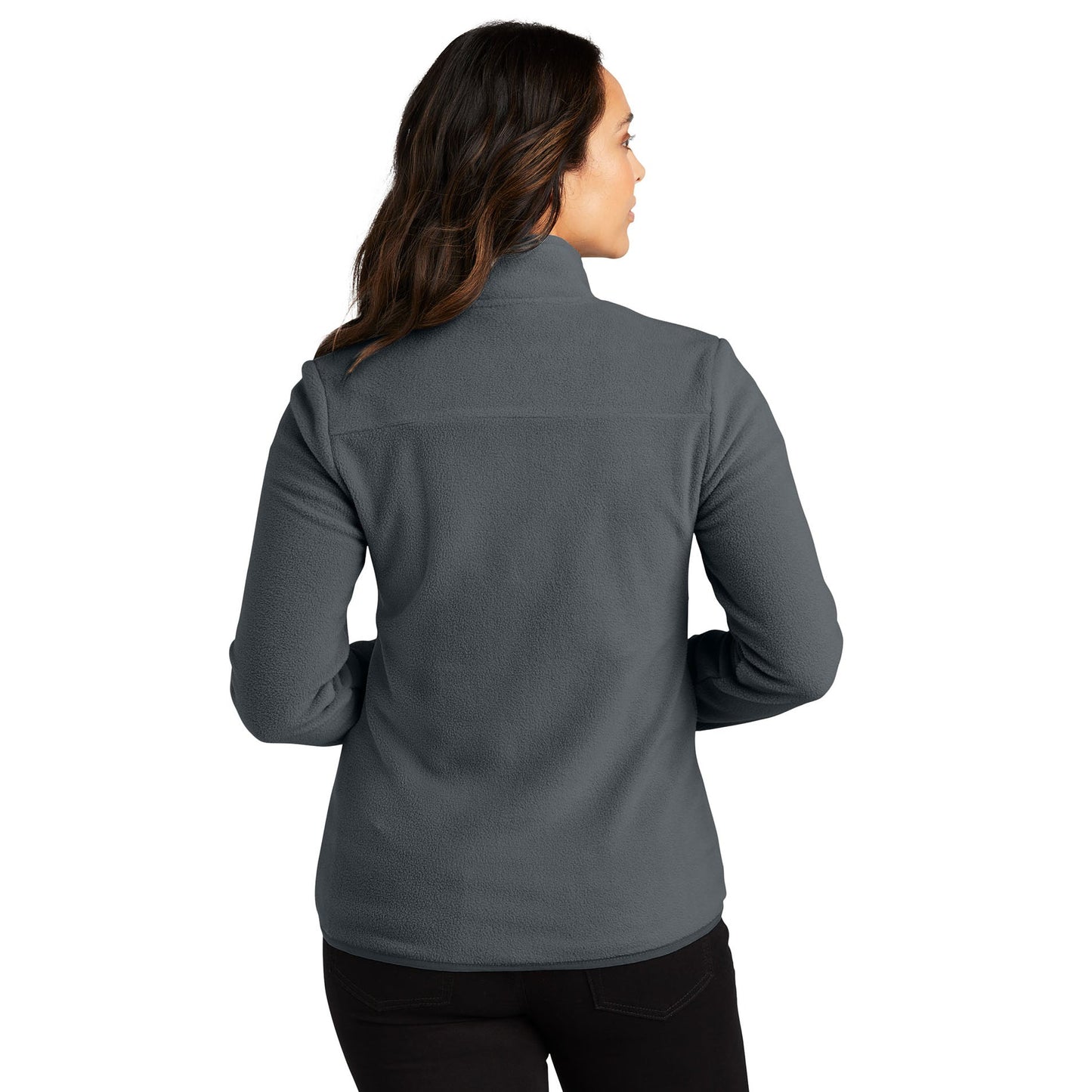 Charcoal Fleece Jacket - Port Authority - Cozy Fabric