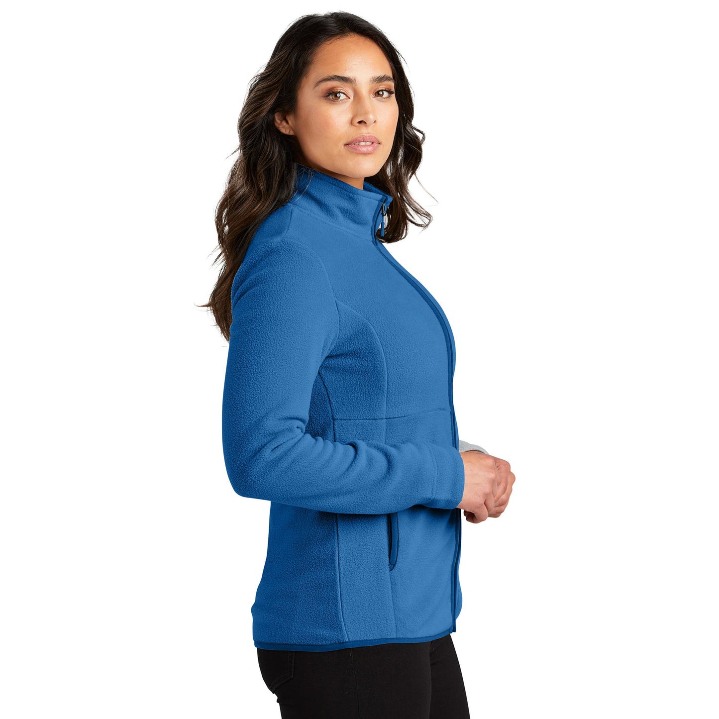 Charcoal Fleece Jacket - Port Authority - Cozy Fabric