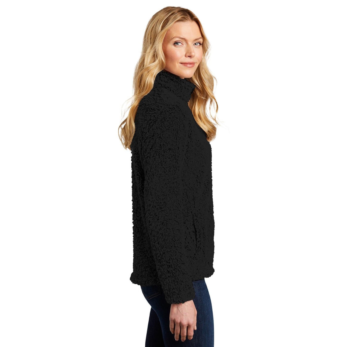 Black Cozy Jacket - Port Authority - Ultra Soft Fleece