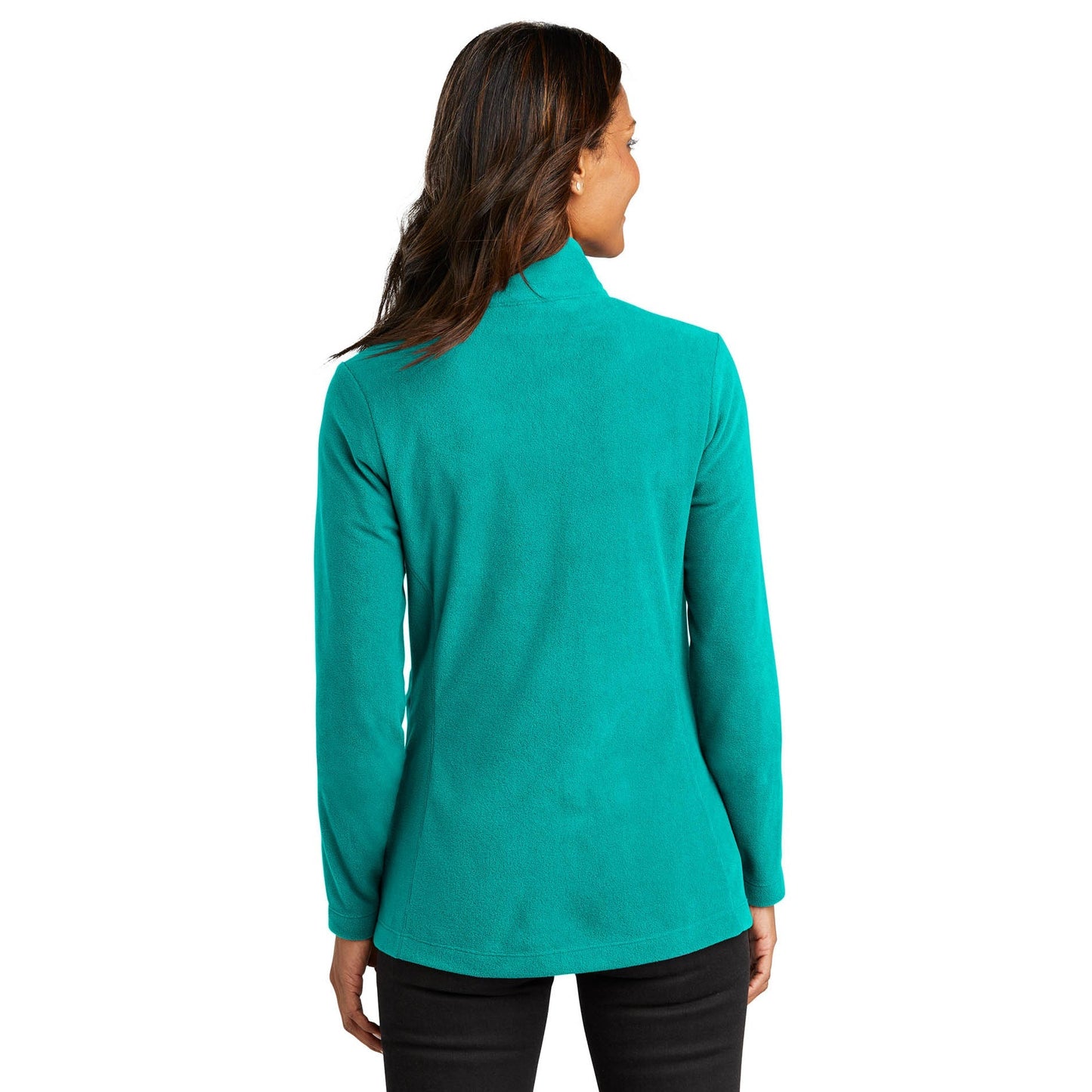 Black Microfleece Jacket - Port Authority - Soft Comfort