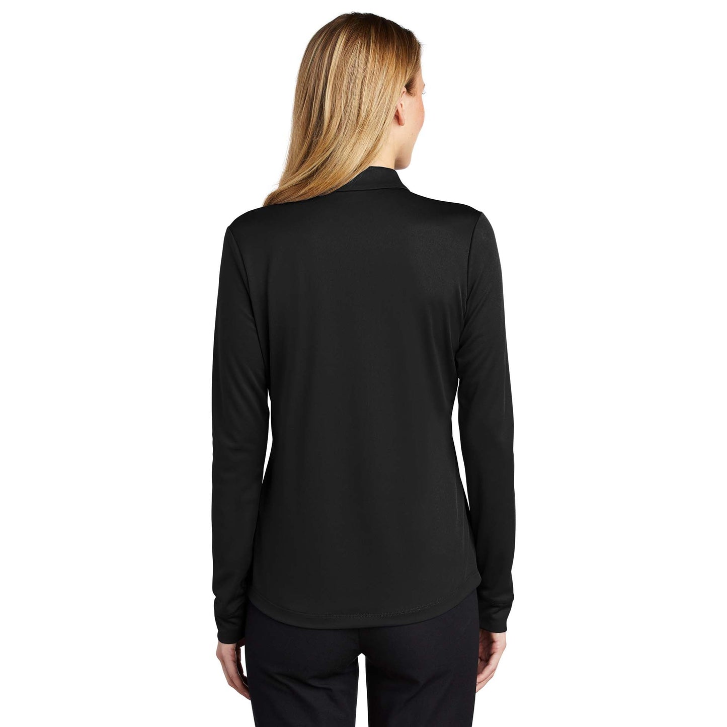 Black Polo Shirt - Port Authority - Performance Fabric