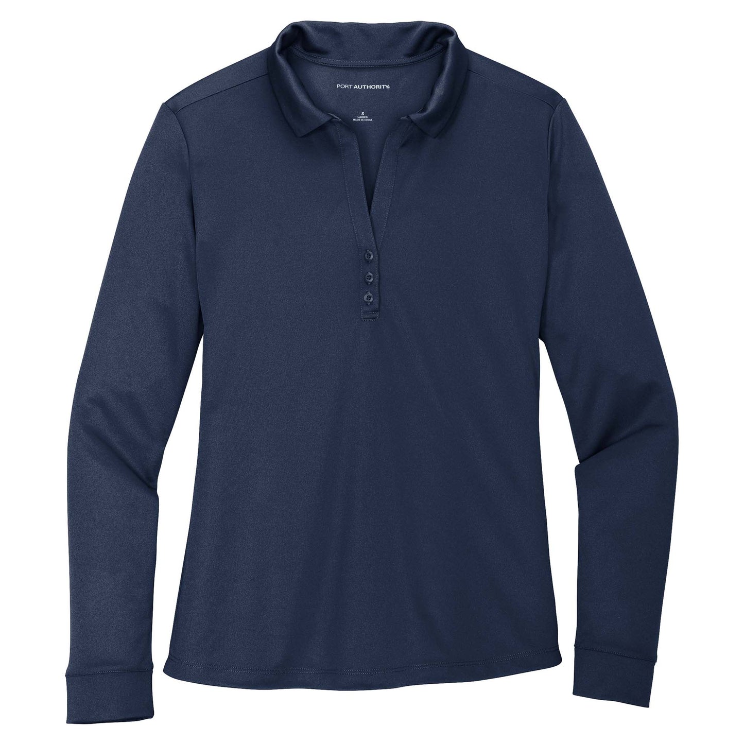 Black Polo Shirt - Port Authority - Performance Fabric