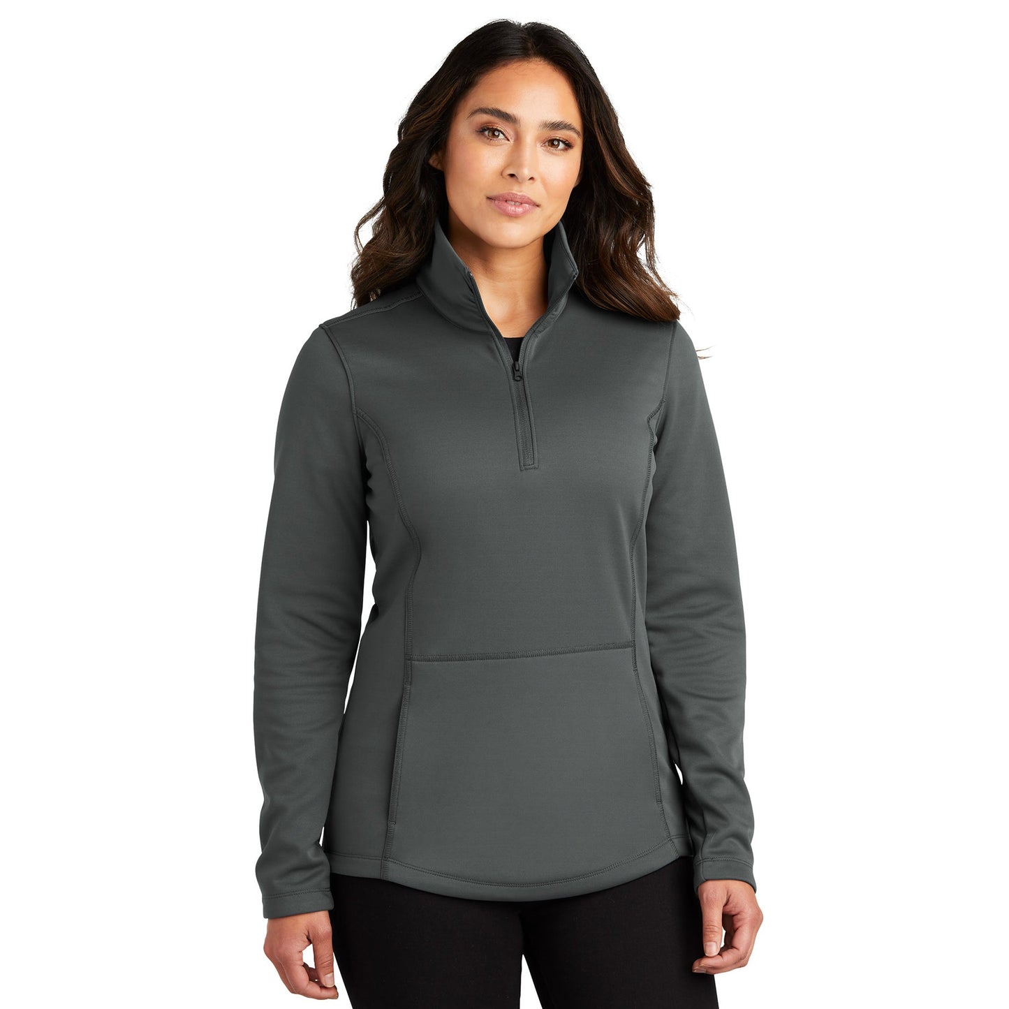Black Sweatshirt - Port Authority - Smooth Fleece Design