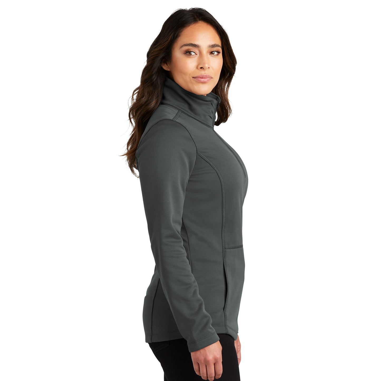 Black Sweatshirt - Port Authority - Smooth Fleece Design