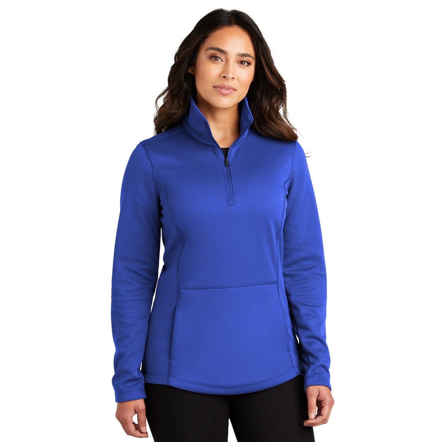 Black Sweatshirt - Port Authority - Smooth Fleece Design