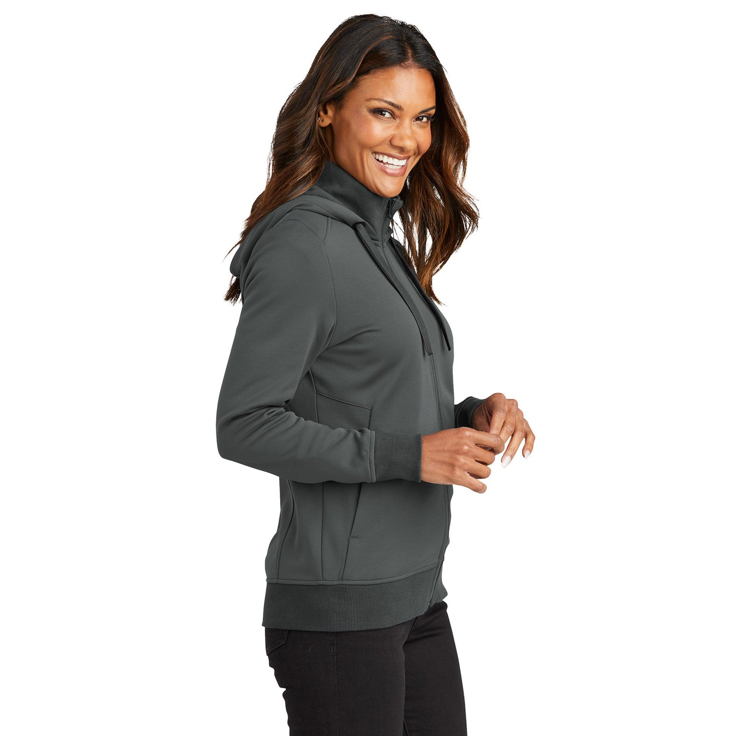 Deep Black Jacket - Port Authority - Smooth Fleece