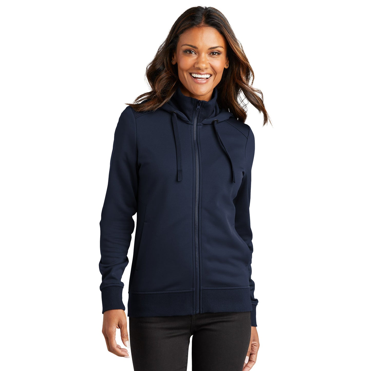 Deep Black Jacket - Port Authority - Smooth Fleece