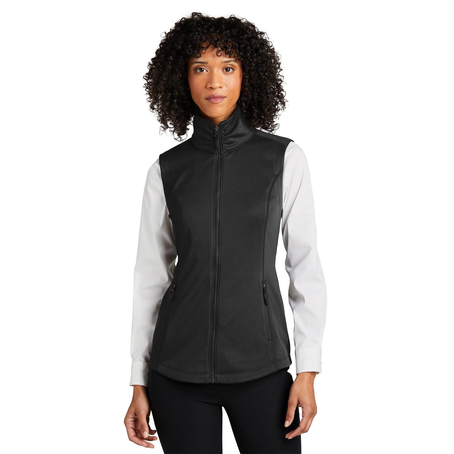 Deep Black Vests - Port Authority - Cozy Fleece