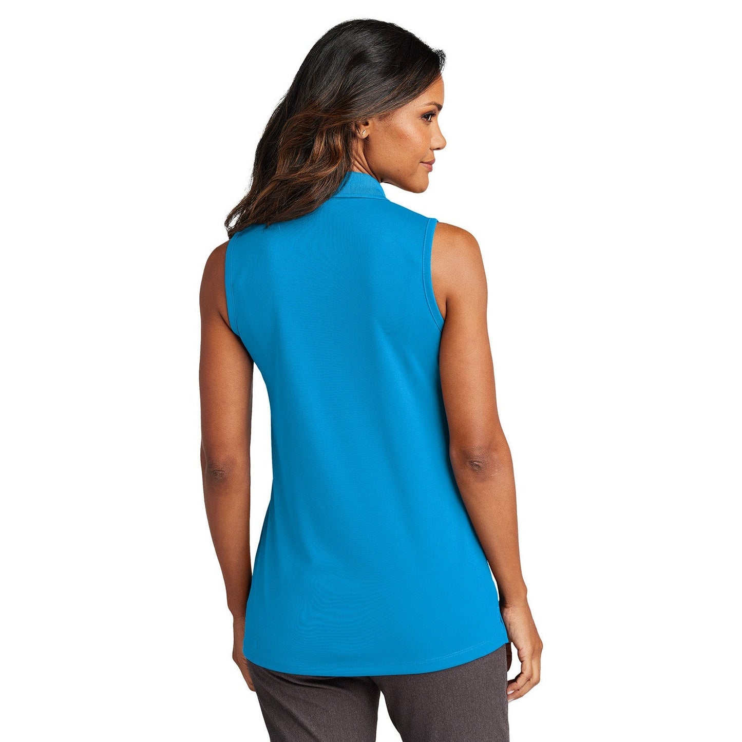 Coastal Blue Polo Shirt - Port Authority - Stylish Sleeveless